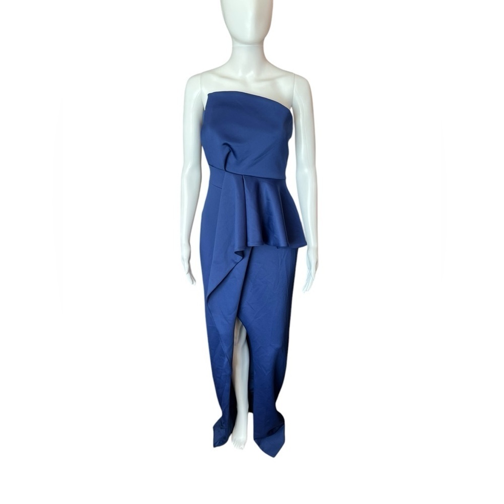 NWT Blue Black Halo Eve Jonas Gown